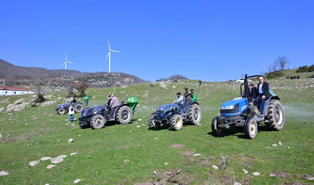 Manisa Büyükşehir Belediyesi, Kırkağaç’ın Gökçukur Mahallesi’nde hayvancılığı desteklemek amacıyla 270
