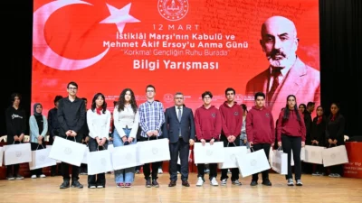Milli Eğitim Bakanlığı’nın düzenlediği bilgi yarışmasında Ege Bölgesi’ni temsil eden