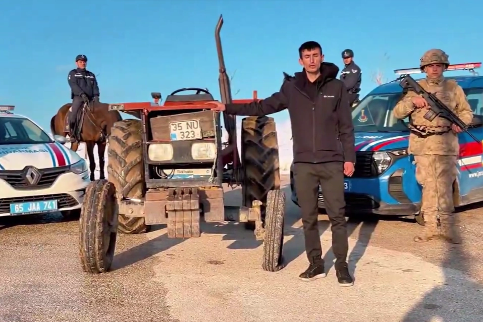 Jandarma Genel Komutanlığı, 2005 yılında Muğla’dan çalınan traktörün Van’da yapılan
