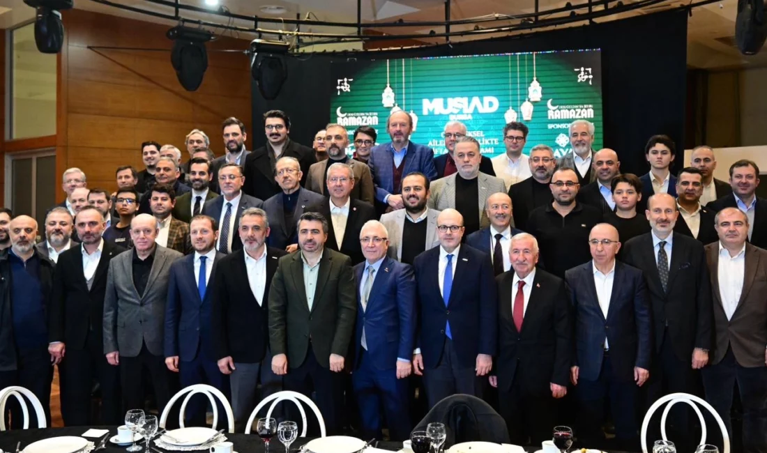 MÜSİAD Bursa Şubesi, geniş katılımlı aile iftarı düzenledi. Başkan Alparslan