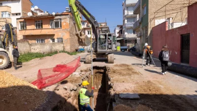 İzmir Büyükşehir Belediyesi İZSU Genel Müdürlüğü, Ödemiş’te yağmur suyu yönetiminden
