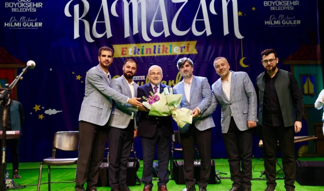 Ordu Büyükşehir Belediyesi tarafından düzenlenen Ramazan etkinliklerinde sahne alan Adıyamanlı