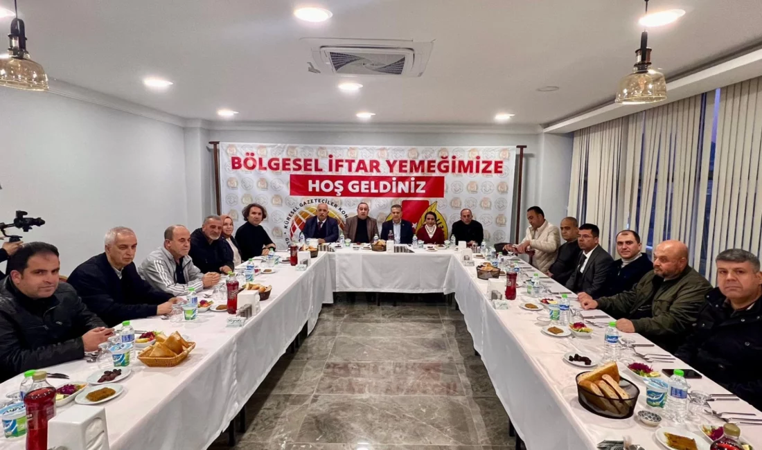 Küresel Gazeteciler Konseyi (KGK) tarafından düzenlenen bölgesel iftar programlarının üçüncüsü