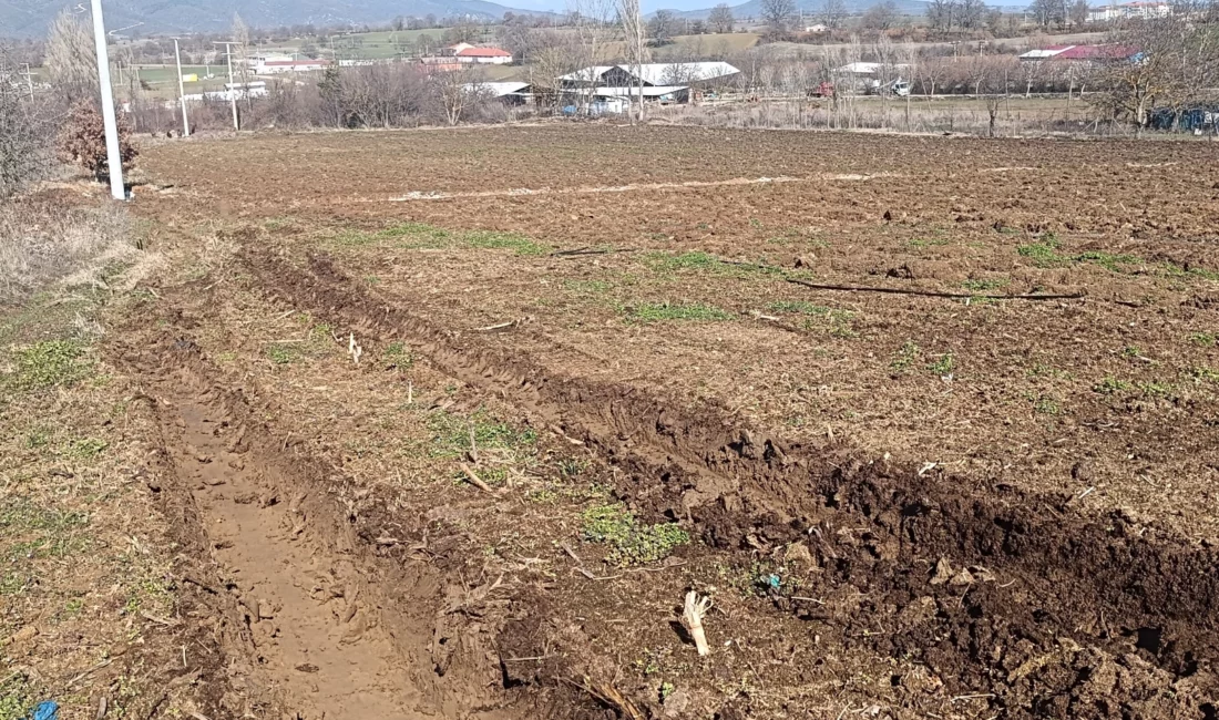 Bilecik’in Pazaryeri ilçesinde yürütülen yüksek gerilim hattı yenileme ve direk