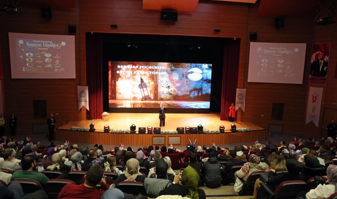 Kayseri Talas Belediyesi'nin ramazan ayına özel olarak düzenlediği kültür, sanat