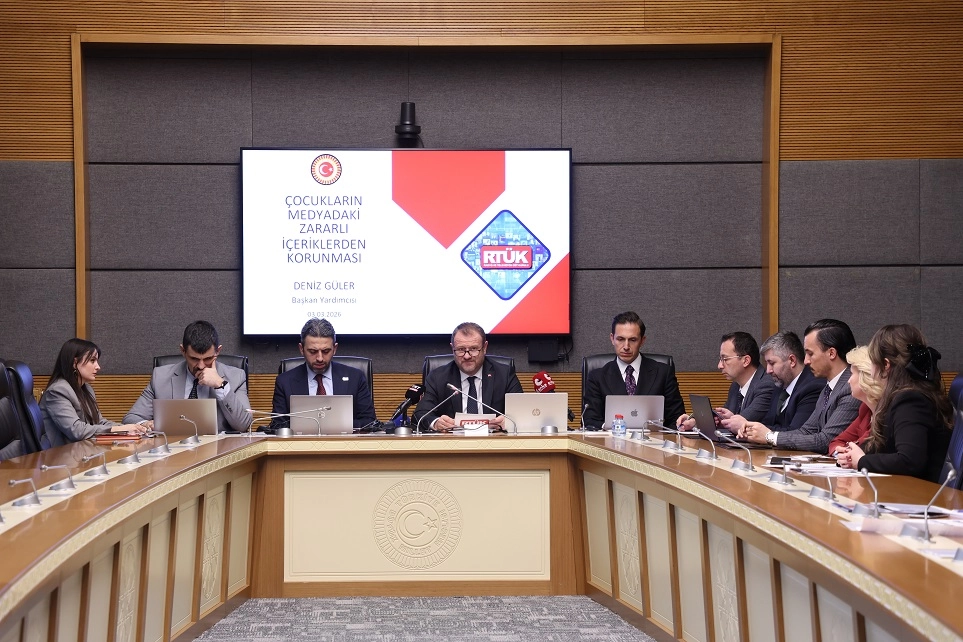 TBMM Suça Sürüklenen Çocuklara İlişkin Araştırma Komisyonu’nda sunum yapan RTÜK
