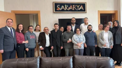 Sakarya Büyükşehir Engelsiz Hobi Atölyelerinde eğitim gören özel gereksinimli öğrenciler