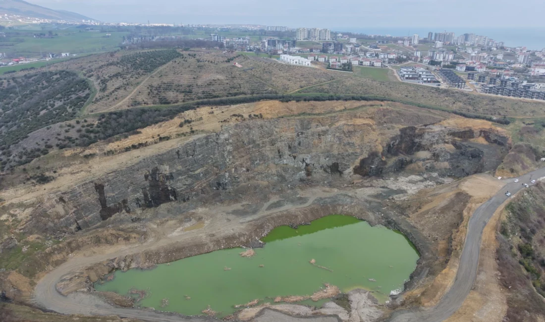 Samsun Büyükşehir Belediyesi öncülüğünde yürütülen Hafriyat Yönetimi Projesi ile yeşil
