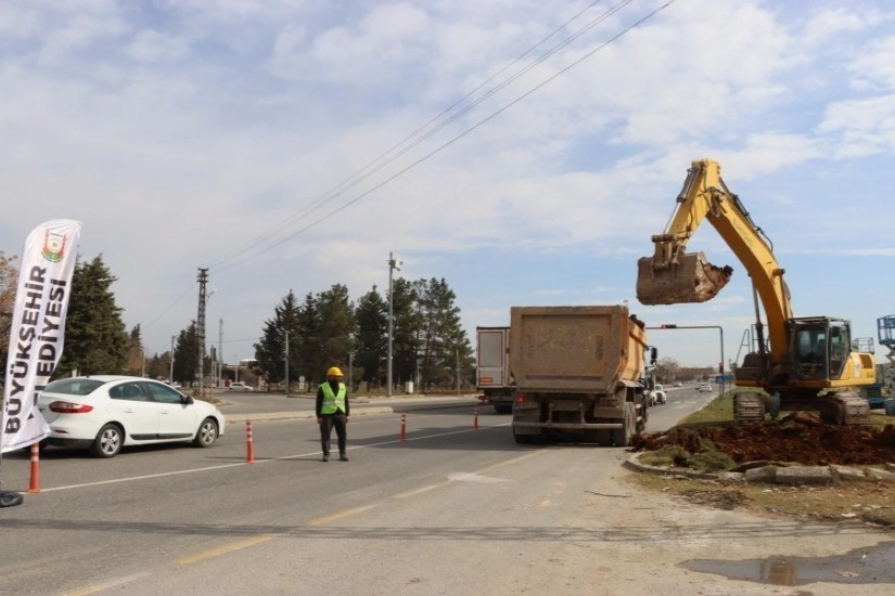 Şanlıurfa Büyükşehir Belediyesi, kent içi ulaşımı rahatlatacak dev projelerden birini