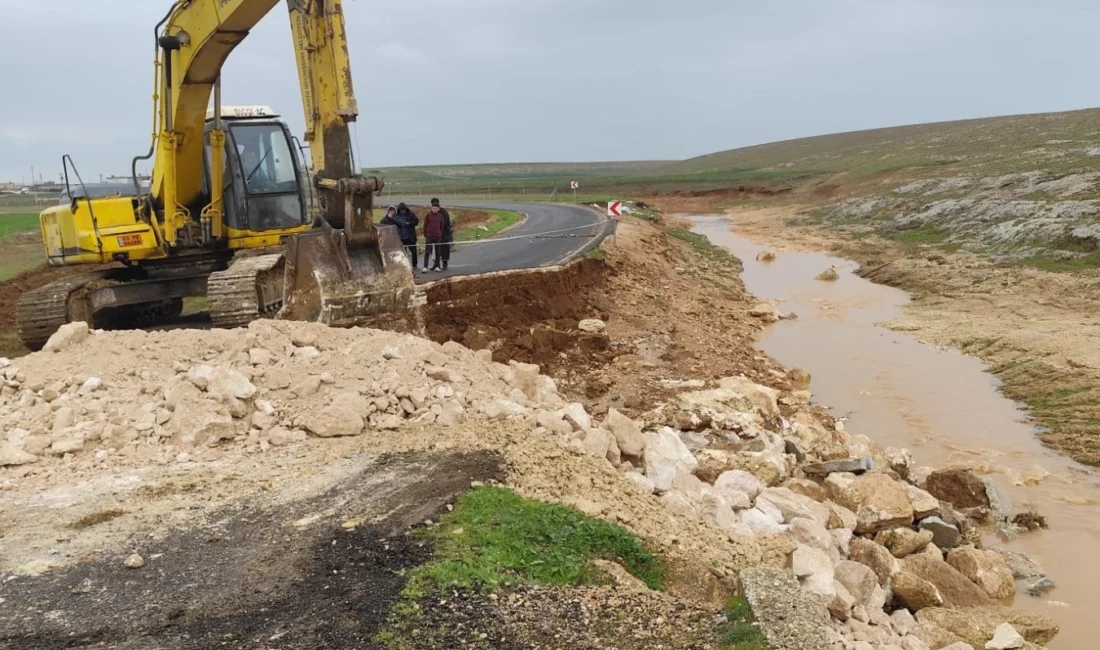 Şanlıurfa’da etkili olan yoğun yağışların ardından meydana gelen sel ve