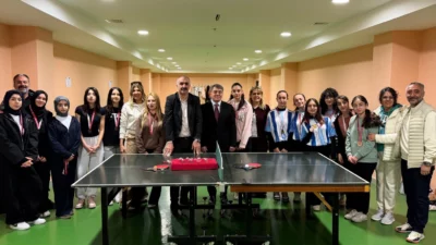 Bursa'da Okul Sporları 2. Küme Mudanya Genç Kızlar Masa Tenisi
