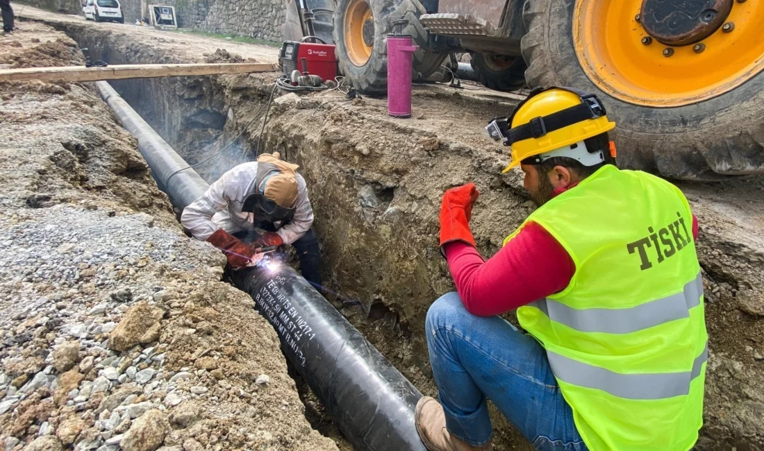 Trabzon Büyükşehir Belediyesi TİSKİ Genel Müdürlüğü, şehir genelinde başlattığı altyapı
