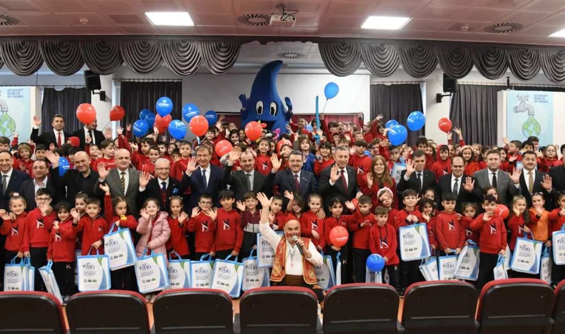 22 Mart Dünya Su Günü nedeniyle düzenlenen etkinliğe katılan Büyükşehir