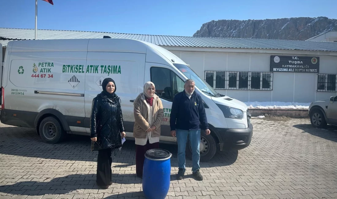 Van Büyükşehir Belediyesi, bitkisel atık yağların çevreye zarar vermesini önlemek