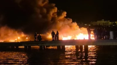 Muğla'ya bağlı Bodrum Yalıkavak Marina’da meydana gelen yangınla ilgili açıklama