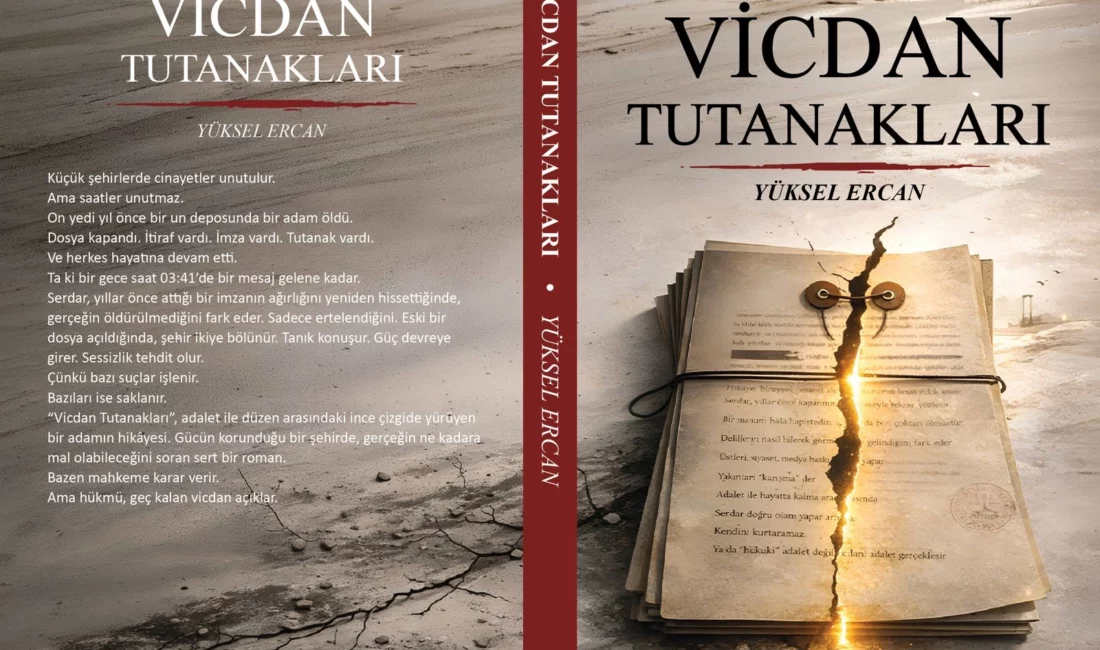 Gazeteci-Yazar Yüksel Ercan, dördüncü kitabı “Vicdan Tutanakları” ile roman dünyasına