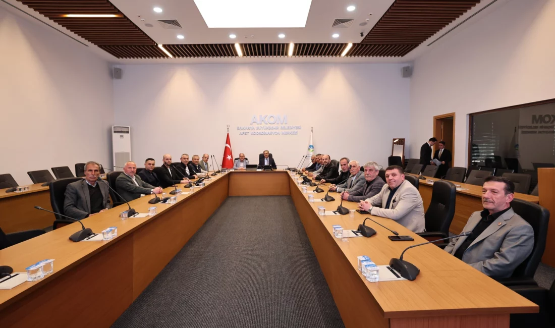 Sakarya Büyükşehir Belediye Başkanı Yusuf Alemdar, Serdivan Muhtar Derneği Başkanı