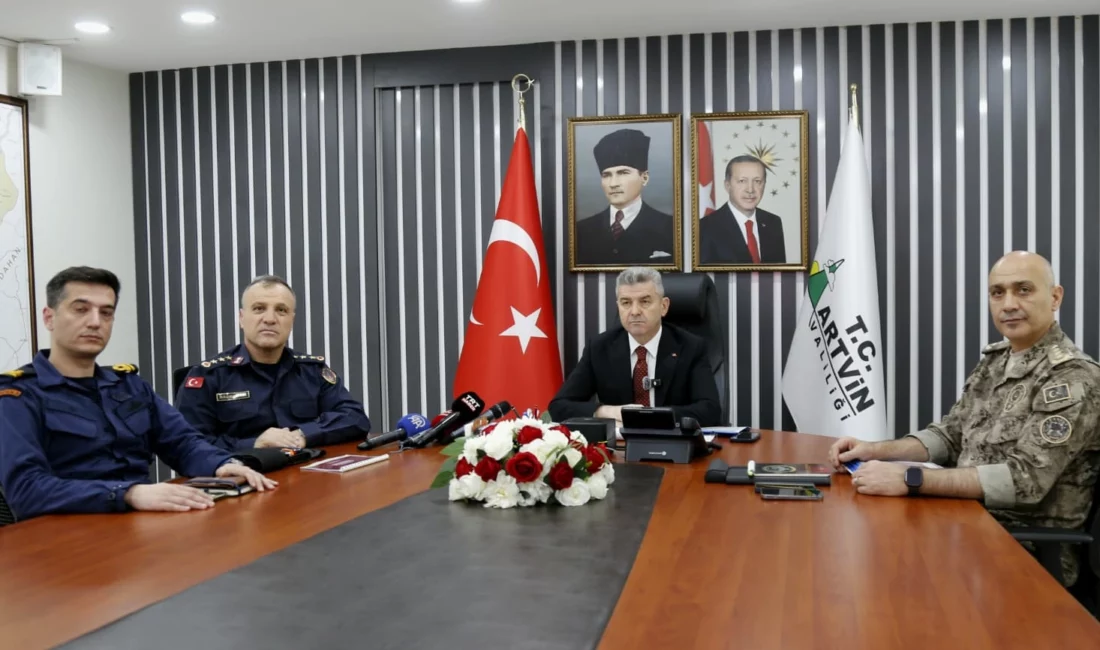 Artvin Valisi Turan Ergün, Ocak-Mart 2026 dönemi “Artvin’in Huzuru” İl