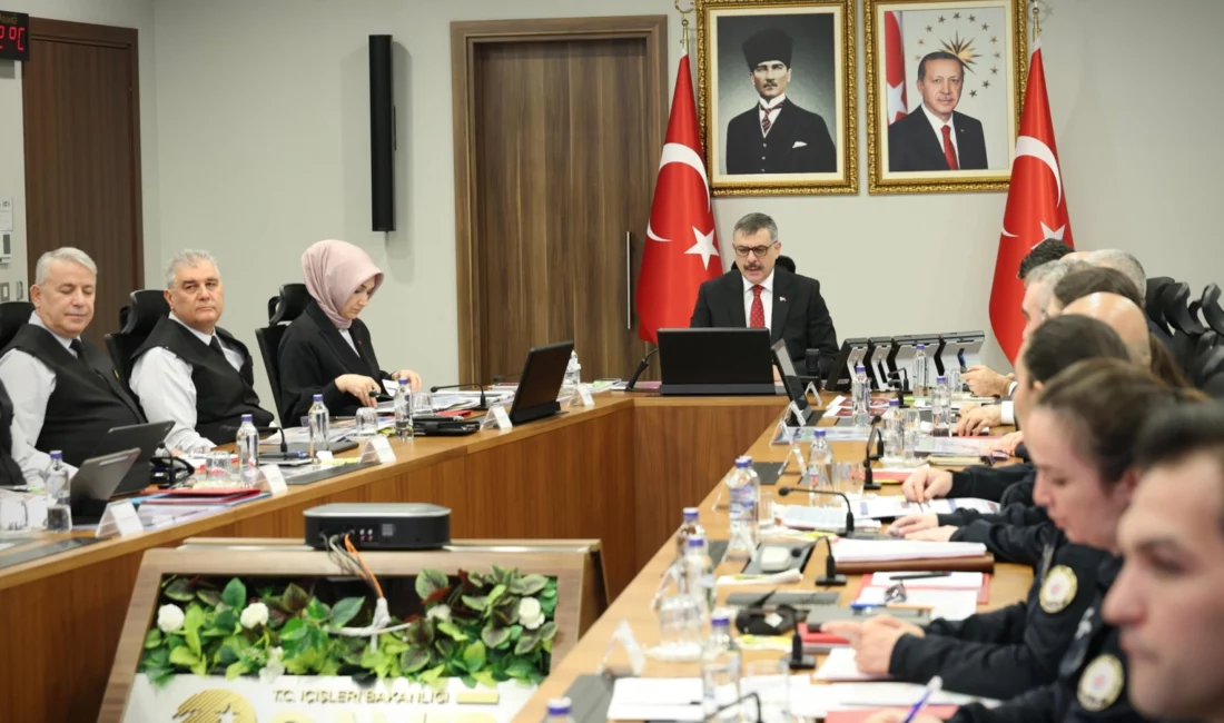 İçişleri Bakanı Sayın Mustafa Çiftçi, Valilerle Video Konferans Sistemi üzerinden