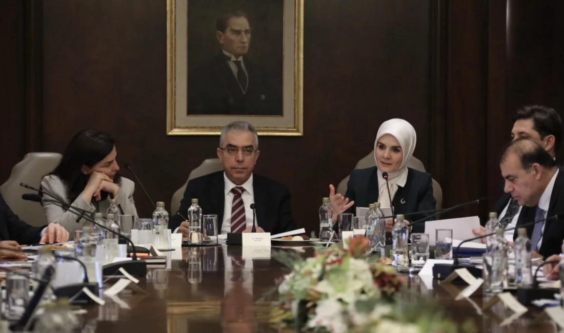 Aile ve Sosyal Hizmetler Bakanı Mahinur Özdemir Göktaş, Çankaya Köşkü’nde