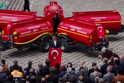 Bilecik’te köylerin orman yangınlarına karşı daha hızlı müdahale edebilmesi amacıyla