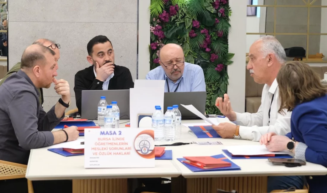 Eğitim-Bir-Sen Bursa 1 No’lu Şubesi tarafından düzenlenen çalıştayda, eğitimdeki sorunlar