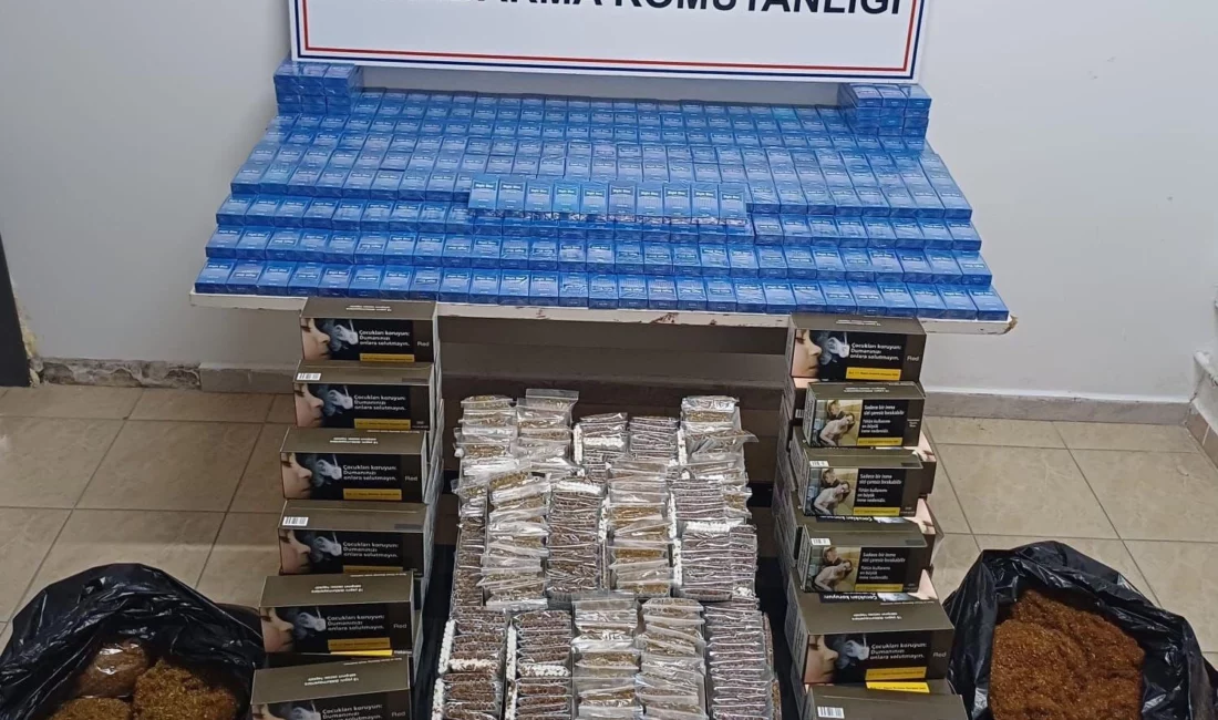 Bursa İl Jandarma Komutanlığı ekiplerince İnegöl’de düzenlenen operasyonda on binlerce