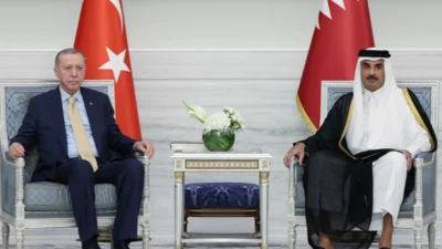 Cumhurbaşkanı Recep Tayyip Erdoğan, Katar Emiri Şeyh Temim bin Hamed