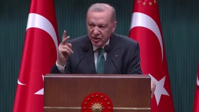 Cumhurbaşkanı Recep Tayyip Erdoğan, Cumhurbaşkanlığı Kabinesi toplantısı sonrası yaptığı açıklamada