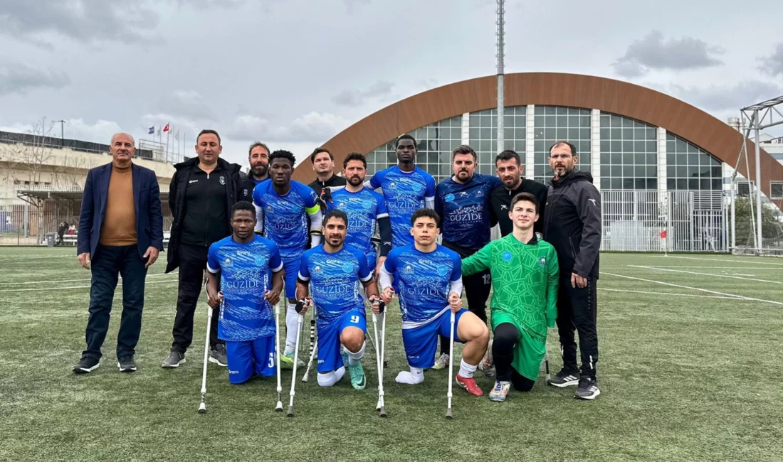 Ampute Futbol Süper Ligi 19. hafta mücadelesinde Gebze Belediyesi Ampute