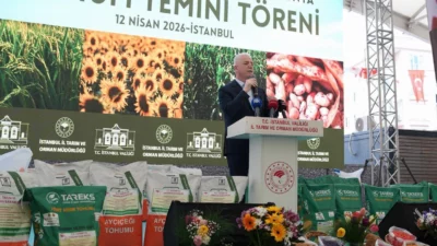 İstanbul Valiliği öncülüğünde düzenlenen “Tohum Temini Töreni” ile 1.058 çiftçiye,