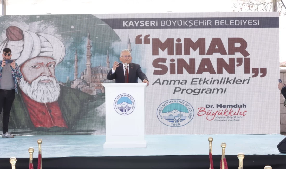 Kayseri Büyükşehir Belediye Başkanı Dr. Memduh Büyükkılıç, 9 Nisan Mimar
