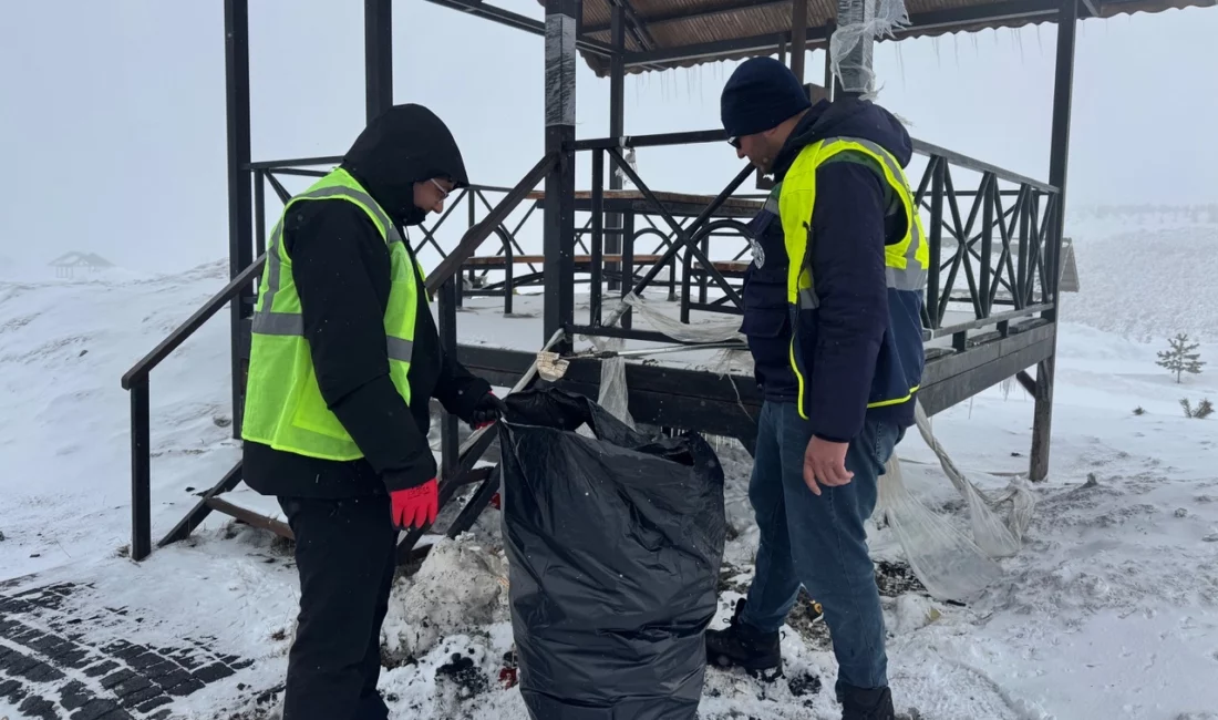 Kayseri Büyükşehir Belediyesi, Erciyes bölgesinde gerçekleştirdiği kapsamlı temizlik çalışmalarıyla hem