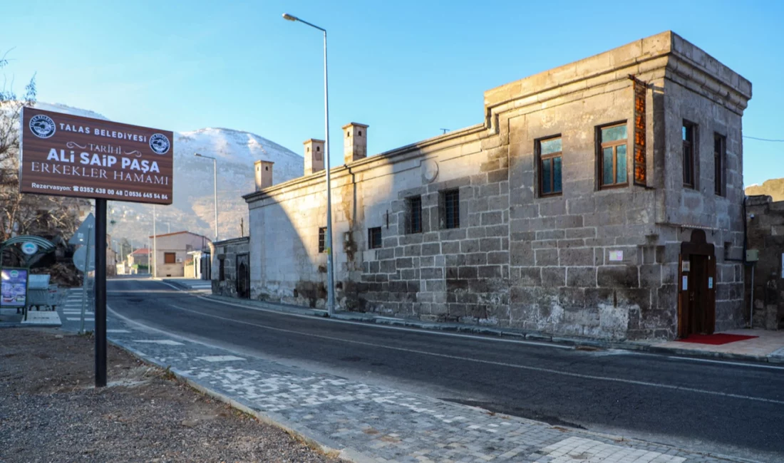 Kayseri Talas Belediyesi tarafından 4 yıl önce düzenlenerek yeniden hizmete