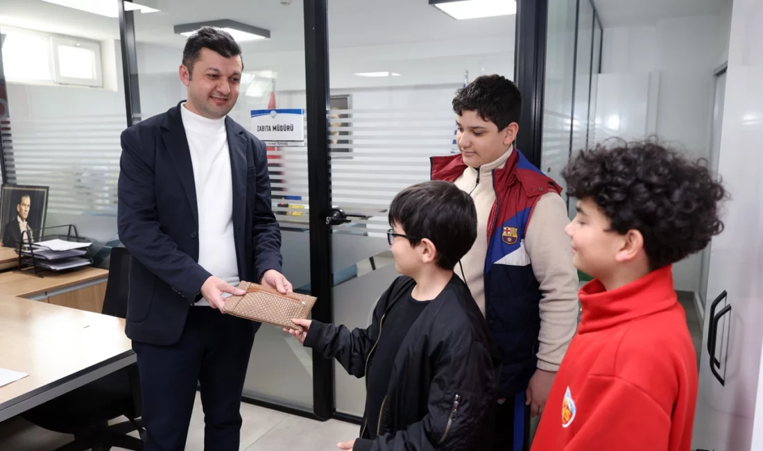 Kayseri Talas’ta örnek bir davranışa imza atan 10 ila 13