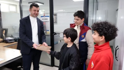 Kayseri Talas’ta örnek bir davranışa imza atan 10 ila 13