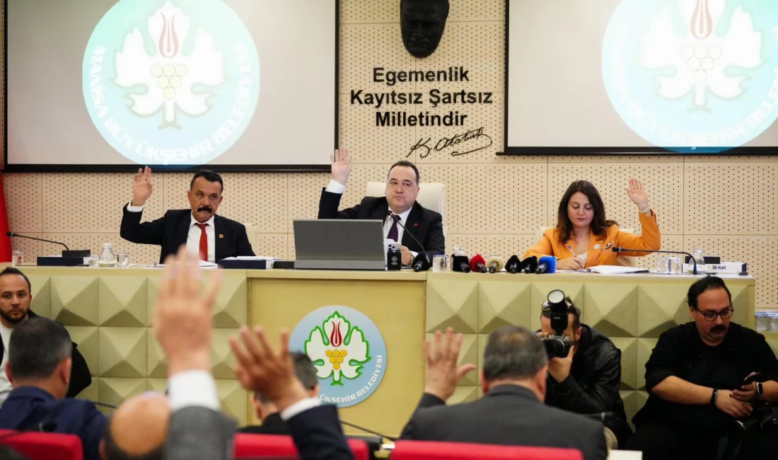Manisa Büyükşehir Belediyesi’nin Nisan ayı meclis toplantısında 2025 yılı Mali