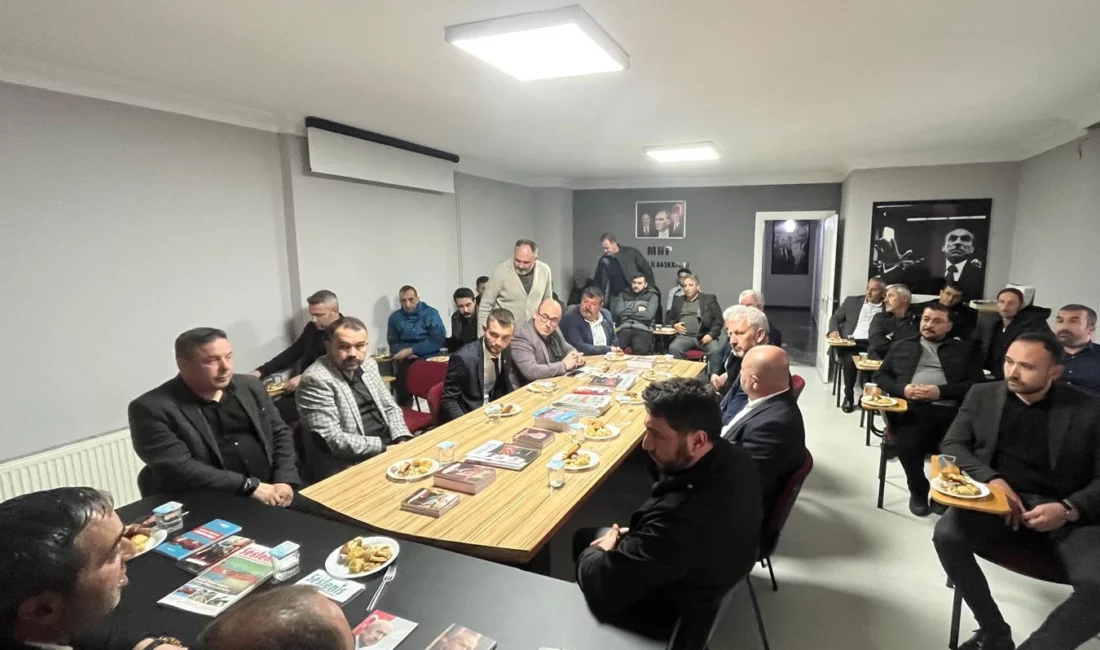 MHP Bilecik İl Başkanı İbrahim Bağ, ilçe başkanları ve il