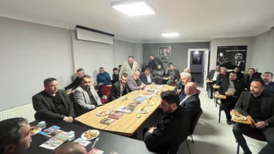 MHP Bilecik İl Başkanı İbrahim Bağ, ilçe başkanları ve il