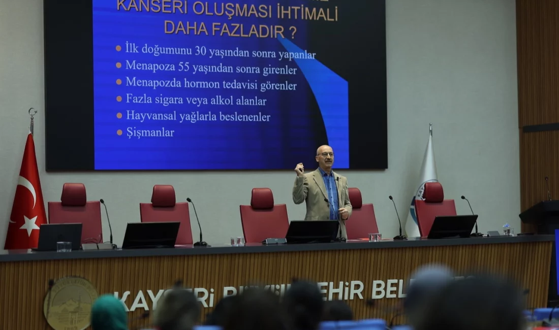 Kayseri Büyükşehir Belediyesi, kadın personeline yönelik düzenlediği hizmet içi eğitim