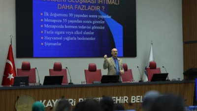 Kayseri Büyükşehir Belediyesi, kadın personeline yönelik düzenlediği hizmet içi eğitim