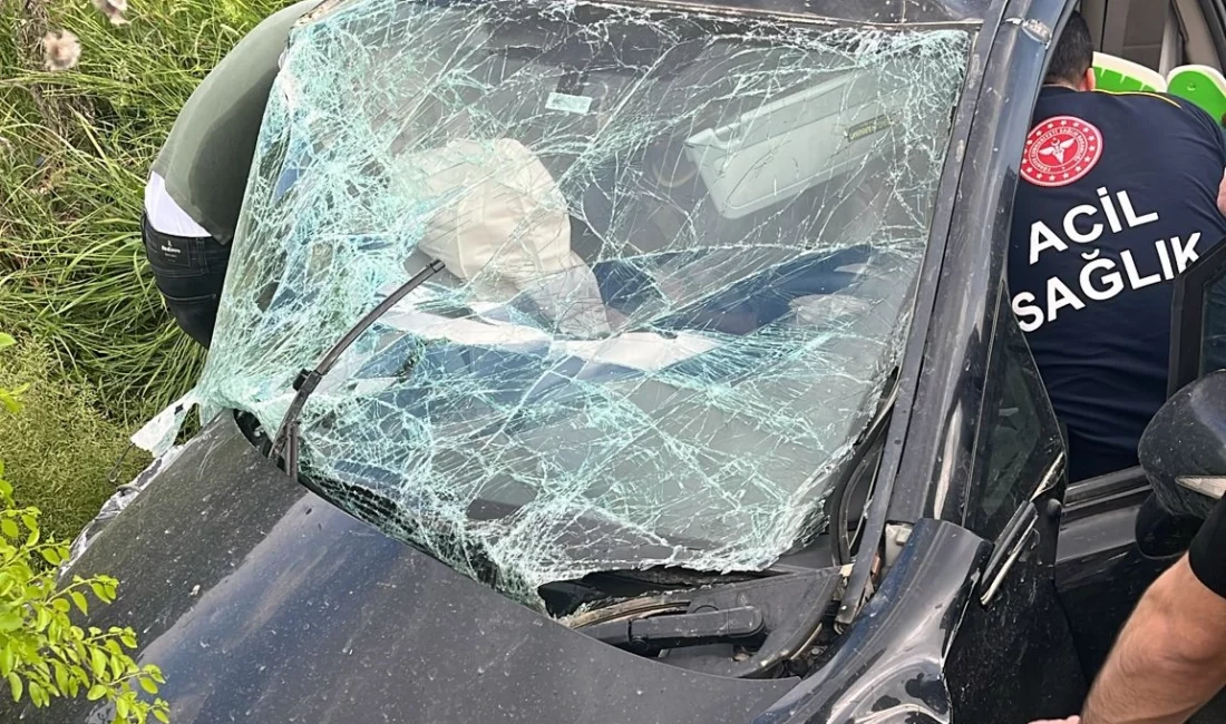 Adıyaman-Gölbaşı karayolunda meydana gelen trafik kazasında 2’si ağır olmak üzere