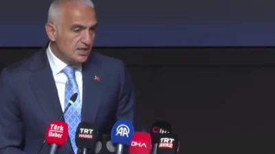 Türk Dil Bayramı kapsamında konuşan Kültür ve Turizm Bakanı Mehmet