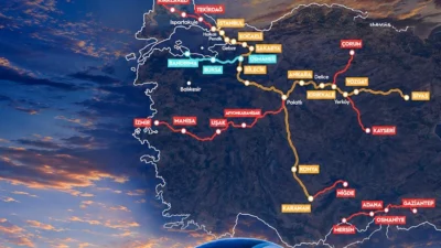 Ulaştırma ve Altyapı Bakanı Abdulkadir Uraloğlu, Bandırma–Bursa–Yenişehir–Osmaneli Hızlı Tren Hattı