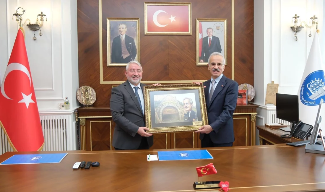 Kırkdilim Tünelleri’nin açılış programı için Çorum’a gelen Ulaştırma ve Altyapı