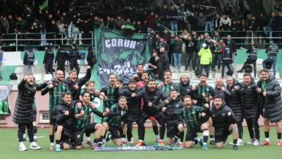 Artvin 1. Amatör Lig Yükselme Grubu’nda Borçkaspor, Kemalpaşaspor’u 82. dakikada