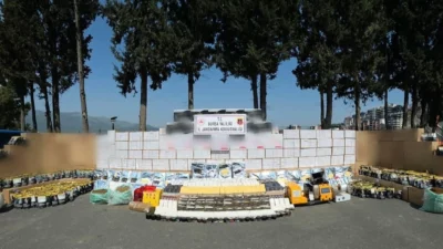 Bursa İl Jandarma Komutanlığı ekiplerince Gemlik’te düzenlenen operasyonda çok sayıda
