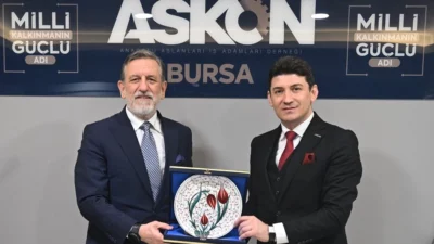 ASKON Bursa’nın düzenlediği toplantıda konuşan BTSO Başkanı İbrahim Burkay, küresel