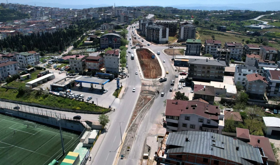 Kavşak düzenlemeleriyle trafiği daha akıcı ve güvenli hale getirmeye devam