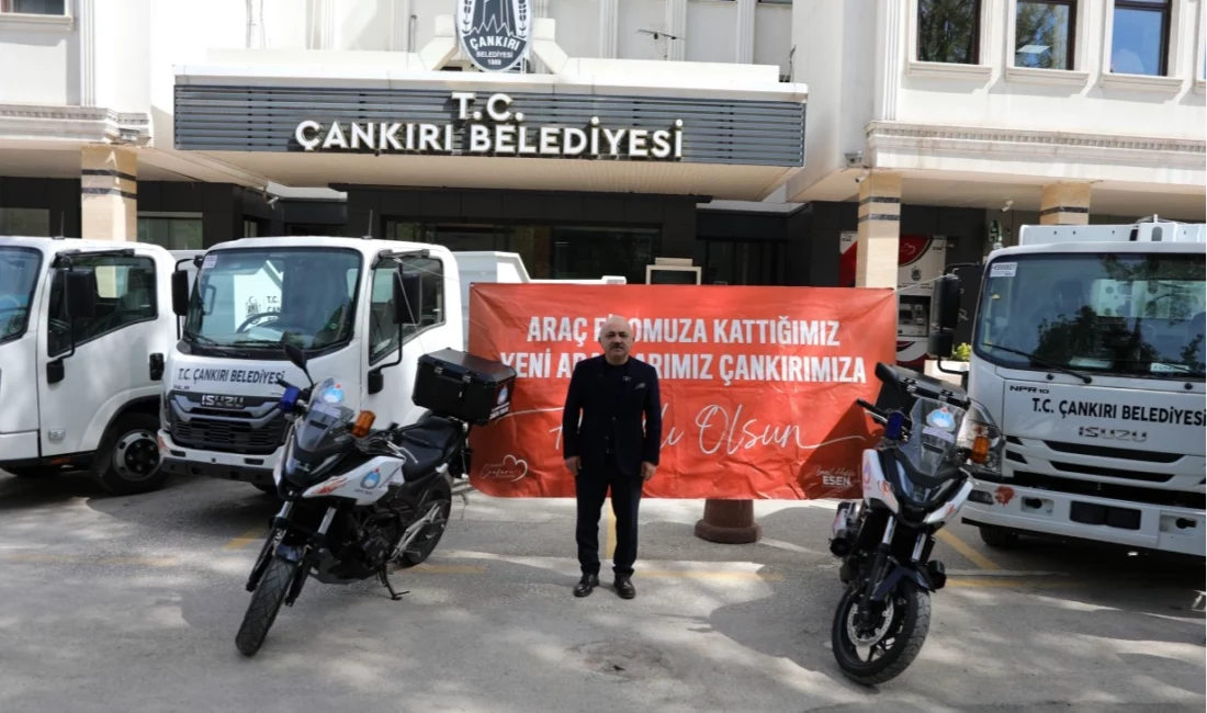 Çankırı Belediyesi, araç filosunu güçlendirmeye devam ediyor. Belediye bünyesine altı